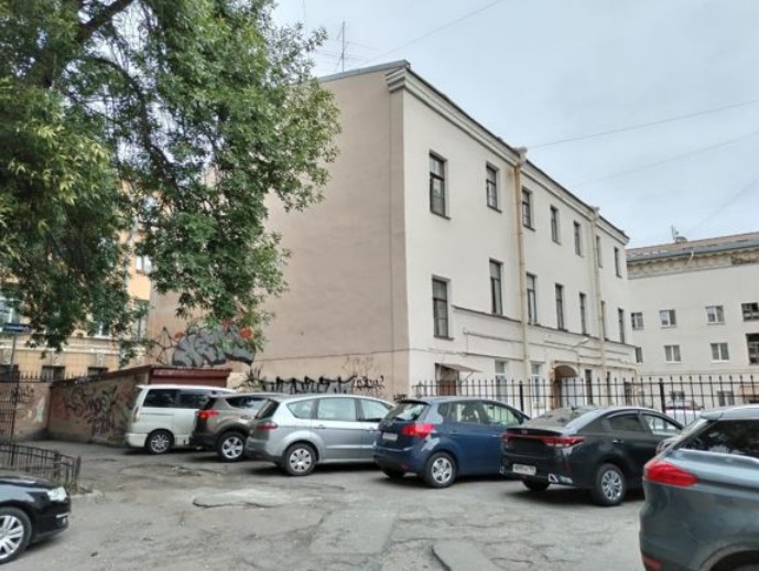фасад дома, здание по адресу г Санкт-Петербург, Университетская наб, д 21
